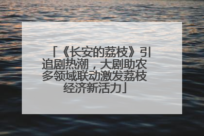 《长安的荔枝》引追剧热潮，大剧助农多领域联动激发荔枝经济新活力