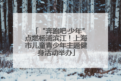 “奔跑吧·少年”点燃杨浦滨江！上海市儿童青少年主题健身活动举办