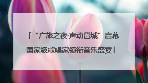 “广旅之夜·声动邕城”启幕 国家级歌唱家领衔音乐盛宴