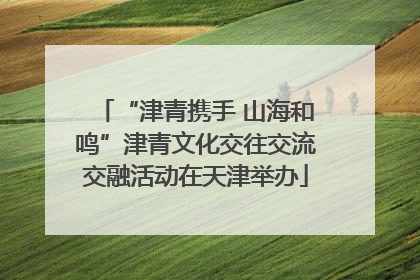 “津青携手 山海和鸣”津青文化交往交流交融活动在天津举办