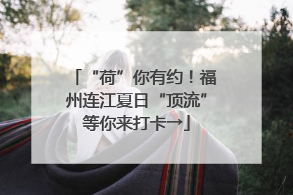 “荷”你有约！福州连江夏日“顶流”等你来打卡→