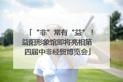 “非”常有“益”！益阳形象馆即将亮相第四届中非经贸博览会