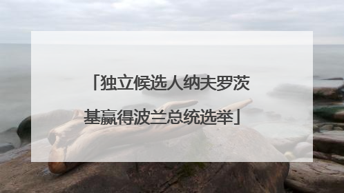独立候选人纳夫罗茨基赢得波兰总统选举