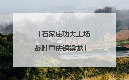 石家庄功夫主场战胜重庆铜梁龙