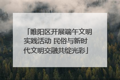 睢阳区开展端午文明实践活动 民俗与新时代文明交融共绽光彩