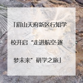 眉山天府新区行知学校开启“走进航空·逐梦未来”研学之旅