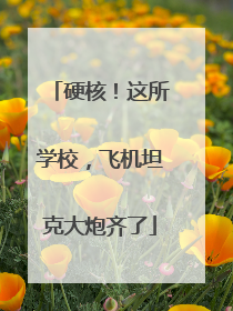 硬核！这所学校，飞机坦克大炮齐了
