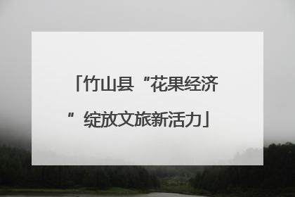 竹山县“花果经济”绽放文旅新活力