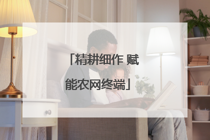 精耕细作 赋能农网终端