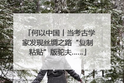 何以中国丨当考古学家发现丝绸之路“复制粘贴”版驼夫……