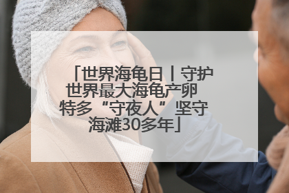 世界海龟日丨守护世界最大海龟产卵 特多“守夜人”坚守海滩30多年