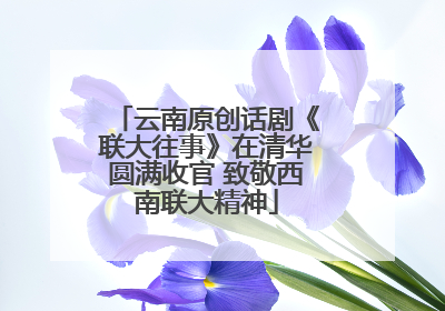 云南原创话剧《联大往事》在清华圆满收官 致敬西南联大精神