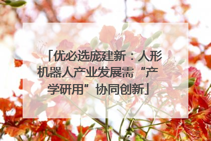 优必选庞建新：人形机器人产业发展需“产学研用”协同创新