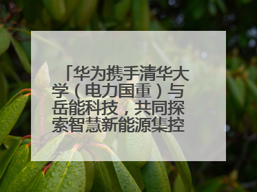 华为携手清华大学（电力国重）与岳能科技，共同探索智慧新能源集控新未来