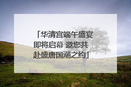 华清宫端午盛宴即将启幕 邀您共赴盛唐国潮之约