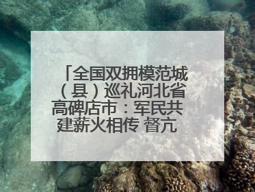 全国双拥模范城（县）巡礼河北省高碑店市：军民共建薪火相传 督亢大地鱼水情深
