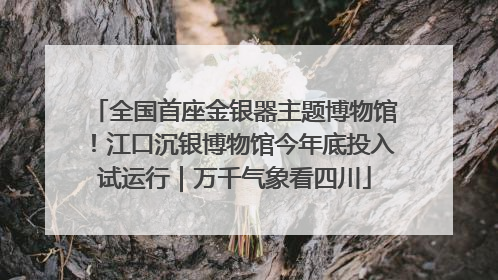 全国首座金银器主题博物馆！江口沉银博物馆今年底投入试运行｜万千气象看四川