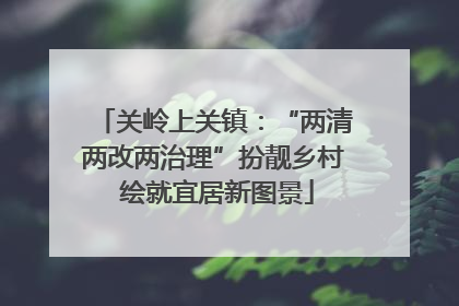 关岭上关镇：“两清两改两治理”扮靓乡村 绘就宜居新图景