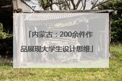 内蒙古：200余件作品展现大学生设计思维