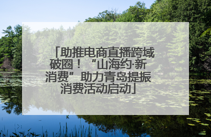 助推电商直播跨域破圈！“山海约·新消费”助力青岛提振消费活动启动