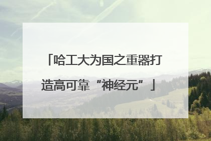 哈工大为国之重器打造高可靠“神经元”