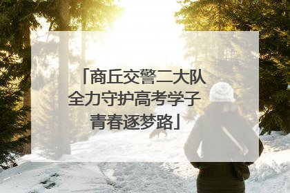 商丘交警二大队全力守护高考学子青春逐梦路