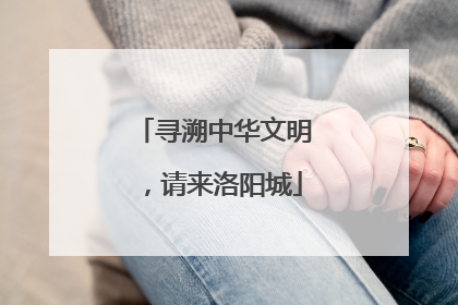 寻溯中华文明，请来洛阳城