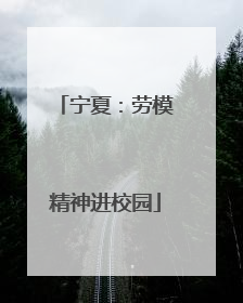 宁夏：劳模精神进校园