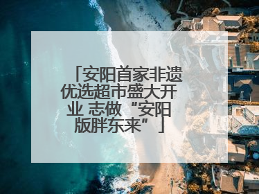安阳首家非遗优选超市盛大开业 志做“安阳版胖东来”