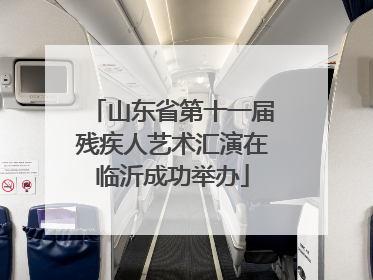 山东省第十一届残疾人艺术汇演在临沂成功举办