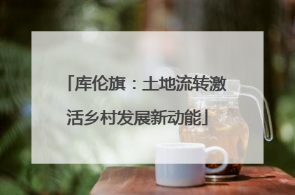 库伦旗：土地流转激活乡村发展新动能