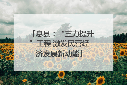 息县：“三力提升”工程 激发民营经济发展新动能