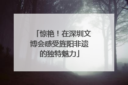 惊艳！在深圳文博会感受旌阳非遗的独特魅力