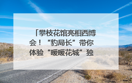 攀枝花馆亮相西博会！“豹局长”带你体验“暖暖花城”独特魅力｜西博视界