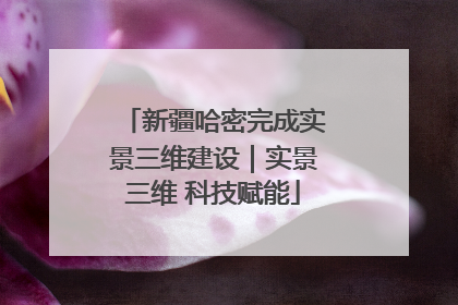 新疆哈密完成实景三维建设｜实景三维 科技赋能
