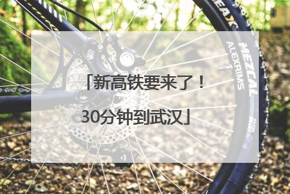新高铁要来了！30分钟到武汉