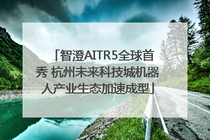 智澄AITR5全球首秀 杭州未来科技城机器人产业生态加速成型