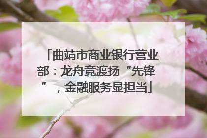 曲靖市商业银行营业部：龙舟竞渡扬“先锋”，金融服务显担当