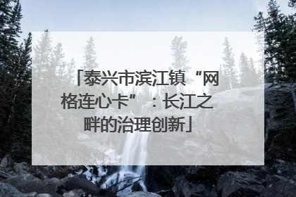 泰兴市滨江镇“网格连心卡”：长江之畔的治理创新