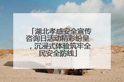 湖北孝感安全宣传咨询日活动精彩纷呈，沉浸式体验筑牢全民安全防线