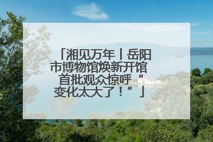 湘见万年丨岳阳市博物馆焕新开馆 首批观众惊呼“变化太大了！”