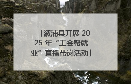 溆浦县开展 2025 年“工会帮就业”直播带岗活动