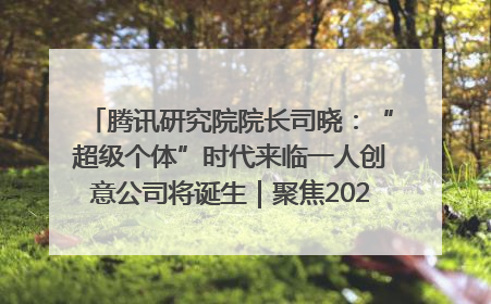 腾讯研究院院长司晓：“超级个体”时代来临一人创意公司将诞生｜聚焦2025文化强国建设高峰论坛
