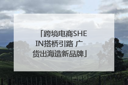 跨境电商SHEIN搭桥引路 广货出海造新品牌