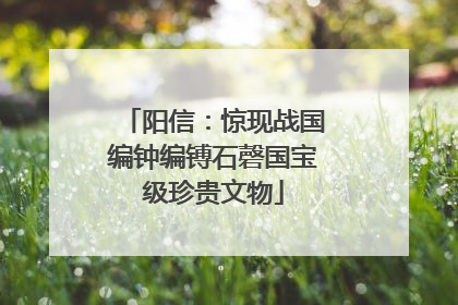 阳信：惊现战国编钟编镈石磬国宝级珍贵文物