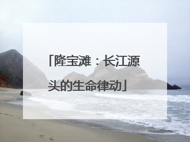 隆宝滩：长江源头的生命律动