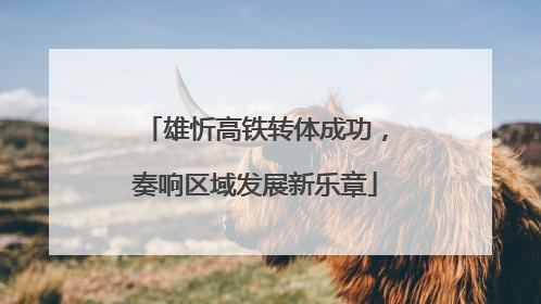 雄忻高铁转体成功，奏响区域发展新乐章