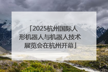 2025杭州国际人形机器人与机器人技术展览会在杭州开幕