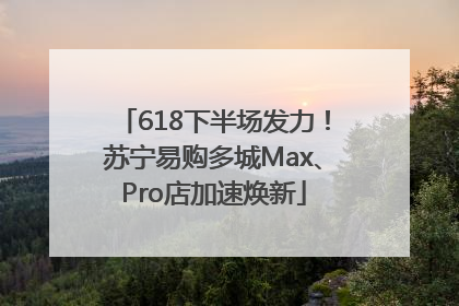 618下半场发力！苏宁易购多城Max、Pro店加速焕新