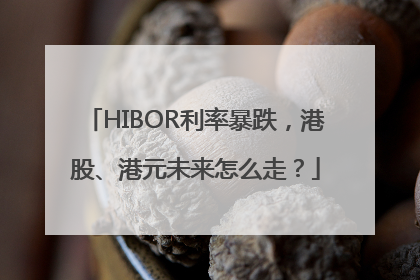 HIBOR利率暴跌，港股、港元未来怎么走？